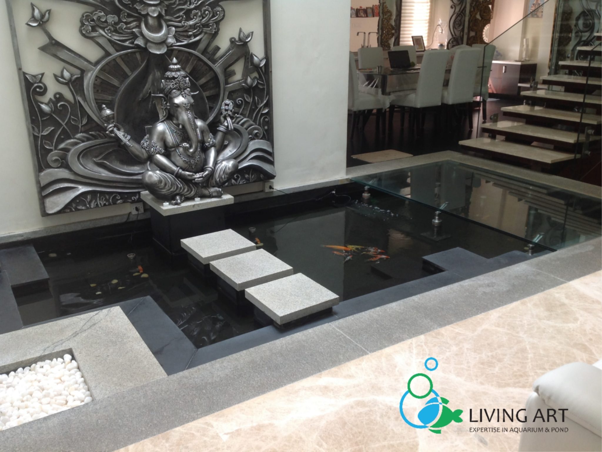 Koi Pond Design Aquarium in Chennai, India