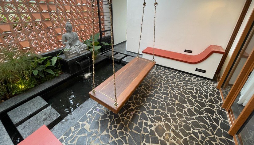 Custom indoor koi pond design and installation in Chennai